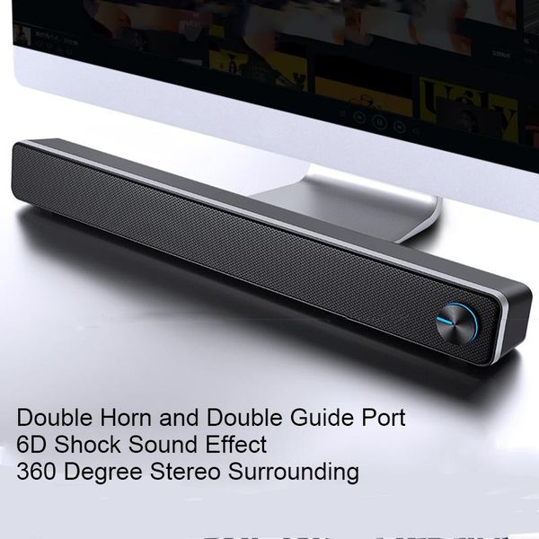 

ada wired powerful computer speaker bar stereo subwoofer bass speaker surround sound box for pc lapphone tablet mp3 mp4