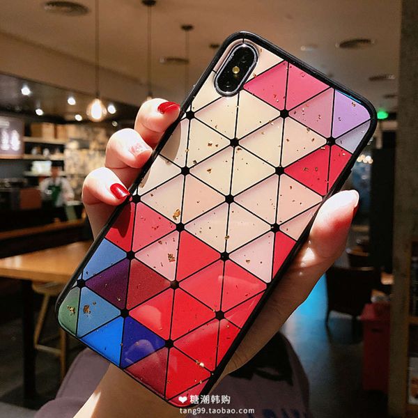 

suitable gold is foil for lingge 8plus mobile phone xsmax soft 6 7 protective case 11promax / xr