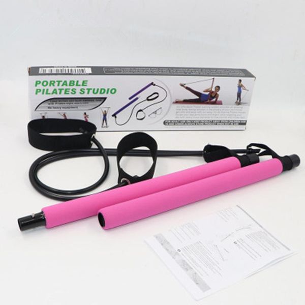 

resistance band yoga elastic pulling rope pilates bar exercise fitness multifunctional chest expander arm training equipment