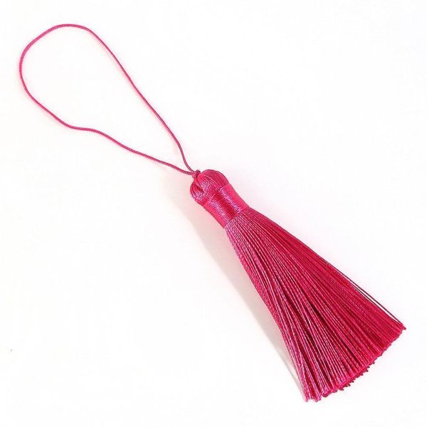 

2pcs polyester cotton silk tassel trims satin tassel for handmade craft decoration diy sewing curtain accessories h qylqpg