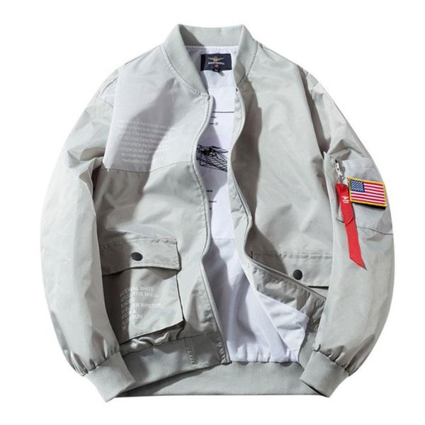 

men's jackets 2021 autumn winter men pilot jacket hip-hop casual sportswear bomber astronaut couple's plus size loose coat, Black;brown