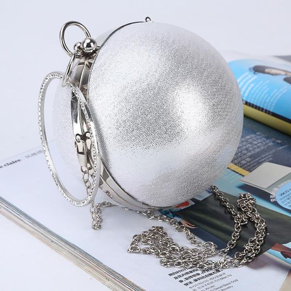 

evening bags party bag mantian designs ball clutch wedding purse with chain gold silver lszb-q4