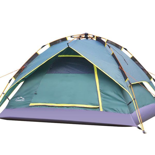 

new arrival 1 2 person ultralight camping tent double layer aluminum alloy pole windproof tents for outdoor camping hiking wmtiaz