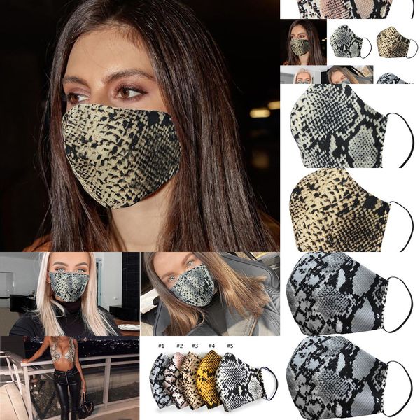 

washable face print designer fashion mask masks leopard dustproof respirator cycling men and women o dh1poutle
