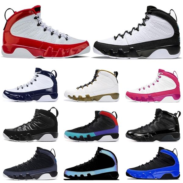 

новые мужчины баскетбольные обувь jumpman 9s университет синий 99 тренажерный зал красный гонщик черный белый разводят мечта, он делает его