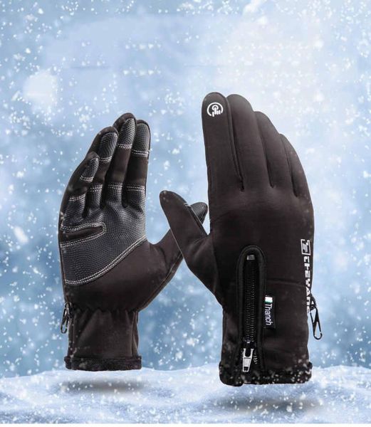 

worthwhile winter cycling gloves bicycle warm touchscreen full finger gloves waterproof outdoor bike skiing motorcycle riding