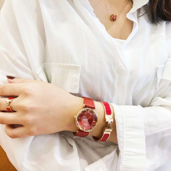 

steel visdam new five fashion belt piece titanium jewelry gift set quartz waterproof women's watch zbcsfkgym8ln, Slivery;brown