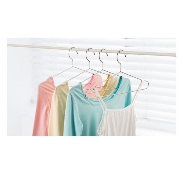 

20pcs 32/42cm metal clothes hanger with groove / anti-rust stainless steel hanger (20 pie bbydut