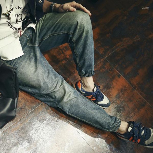 

men's jeans arrivals men's ripped denim pants fashion casual loose trousers1, Blue