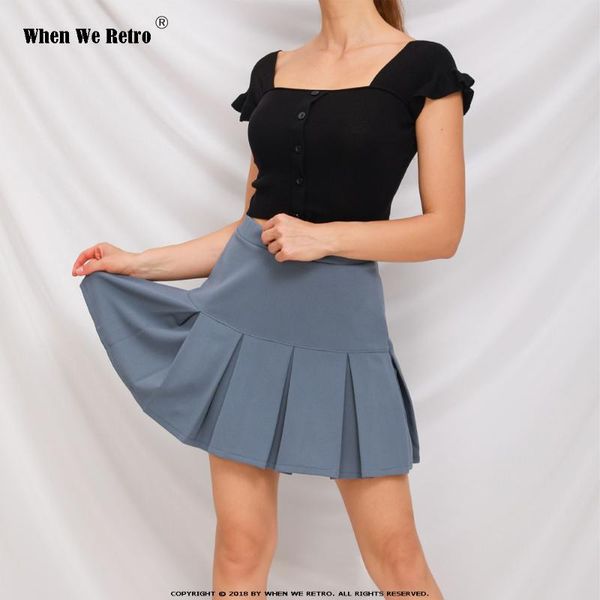 

skirts mini women pleated skirt harajuku preppy style female sweet cute girls summer fashion lady dance tennis short wf0216, Black