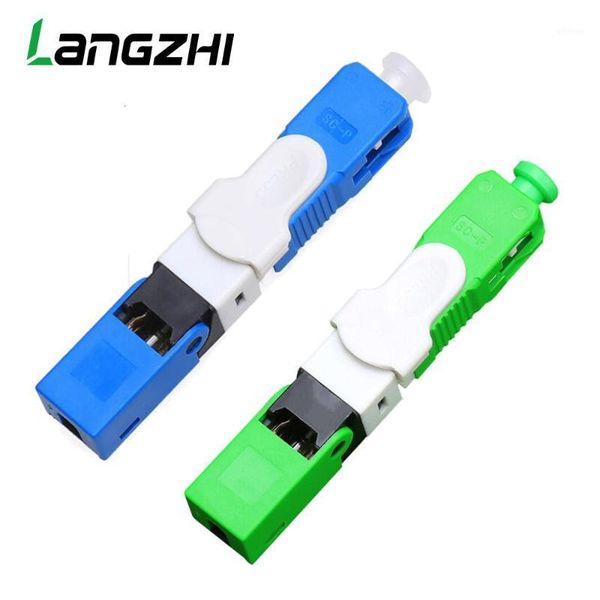 

fiber optic equipment 50, 100pcs/lot ftth esc250d sc apc and upc single-mode quick connector sm fast connector1