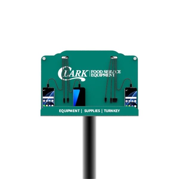 

wall mounted public mobile station, multiple cell phone charging station uc-02