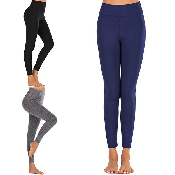 

yoga outfits womens sport pants running stretch trousers quick dry high waisted back cross legging elastic workout leggings forgym, White;red