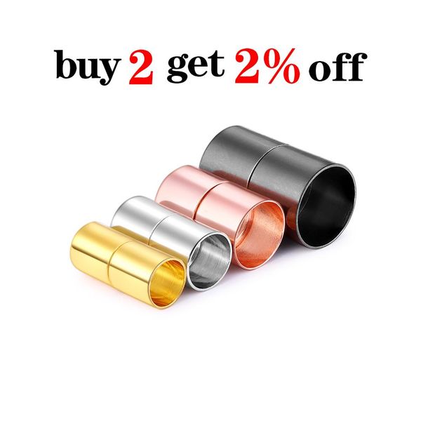

6-10pcs gold magnetic clasps 3 4 5 6 7 8 10 12 14 15 mm leather cord bracelet connectors for diy jewelry wmtvgo