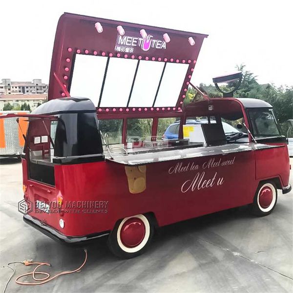 

electric cart vw bus t1 taco pizza truck kitchen vintage caravan