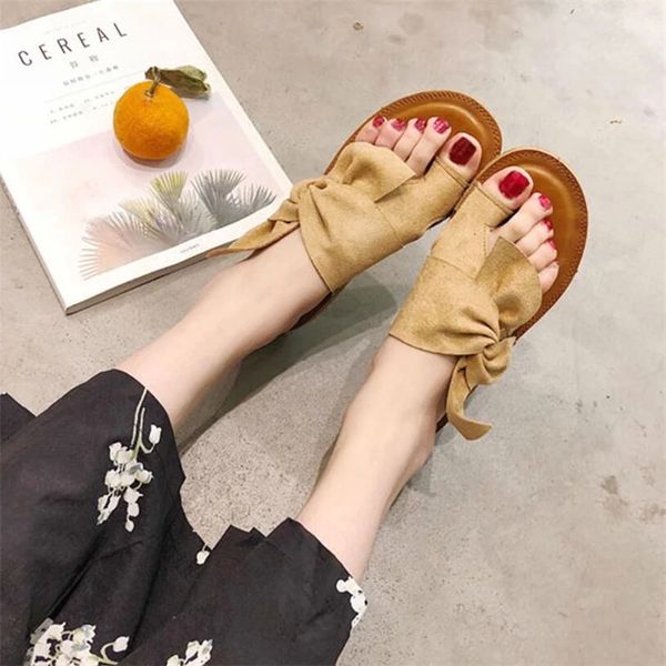 

cootelili women's summer slippers female summer fashion flat slippers ladies's outdoor leisure comfort sandals new fashion flats #, Black