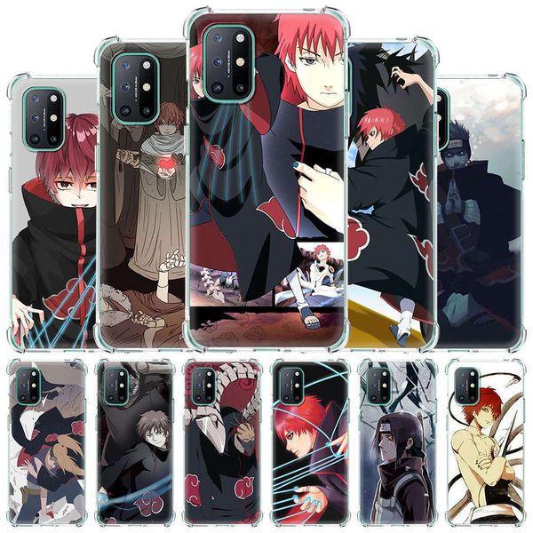 

sasori naruto akatsuki transparent soft oneplus 8t 7 8 n107t pro 5g z, and telephone airbag sheath for 1 + nord n1004fre