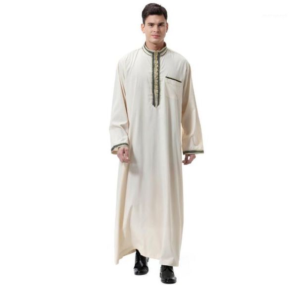 

ethnic clothing jubba thobe kaftan arab men's abaya for islamitische kleding mann muslim dress men jabador jelaba homme fashion1, Red