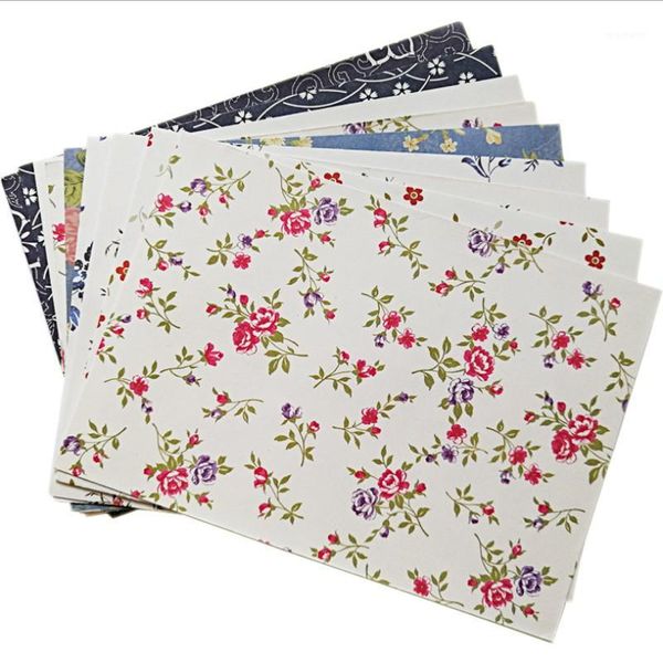 

gift wrap 10packs wholesale pastoral elegant small floral envelope retro cherry blossom rose chinese style diy writing stationery handmade1