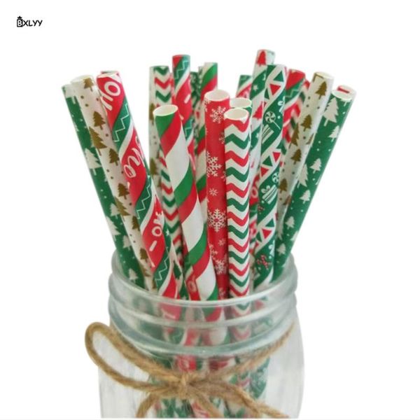 

disposable paper straws diy christmas party decor creative wedding party straws baby shower decor for kitchen accessories.75z wmtikq