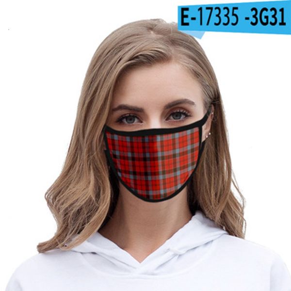 

factory face kids fashion for 3d plaid ice silk dustproof mouth windproof washable reusable protective designer ma