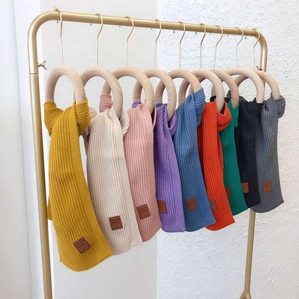 

knitted scarf boys autumn winter korean and girls' fashion children's versatile, Red;brown