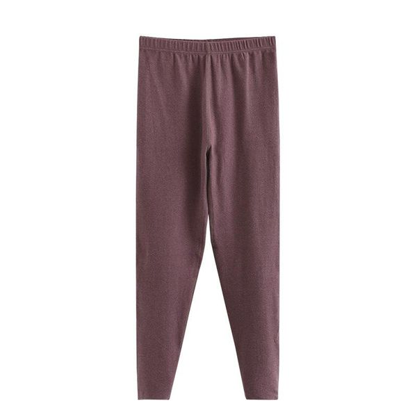 

women's leggings autumn/winter women oversize 2021 fashion solid casual keep warm, Black