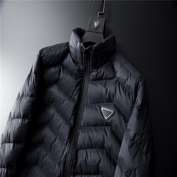 

hooded zipper men down jacket 2020 new designers winter jackets mens streetwear designers clothes contact us pictures before purchase, Black