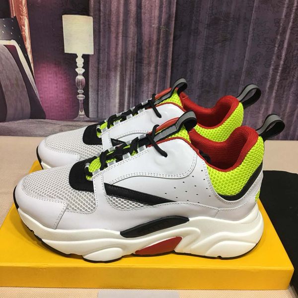 

desiner new women men sneaker shoes calfskin trainers men women casual shoes flat outdoor sneaker retro patchwork casual sneaker with boxes, Black