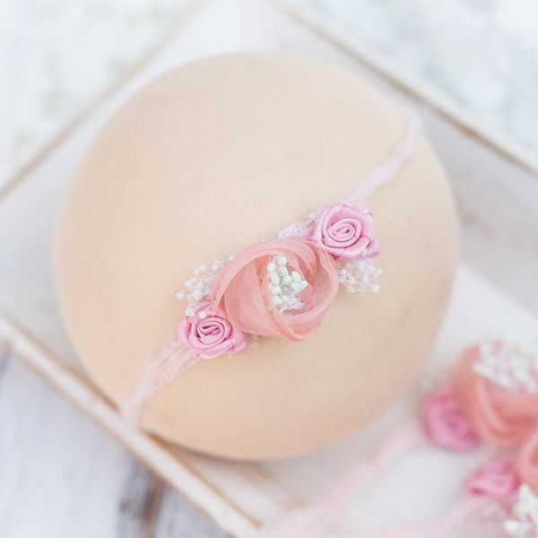 

sell baby headband with flower p shooting newborn pgraphy props for studio princess headwear flower hair accessories wmtenr, Slivery;white
