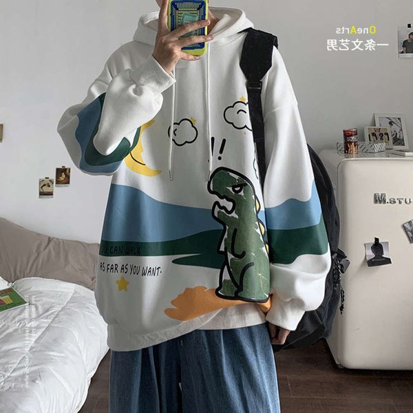 

hoodie autumn winter 2020 lovers fashion brand ins men's loose and versatile clothes net red coat, Black