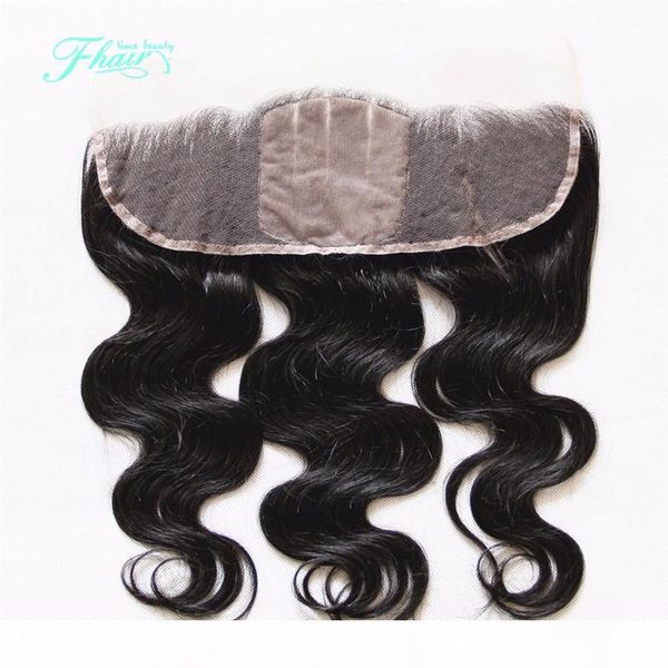 

classics 7a silk base frontal brazilian body wave silk 4x4 lace ear to ear frontal natural color swiss lace silk frontal closure, Black;brown