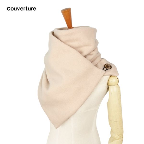 

hooded scarf neck warmer cowl scarf women men winter fashion scarves and hooded snoods loop button by couverture design echarpe, Blue;gray