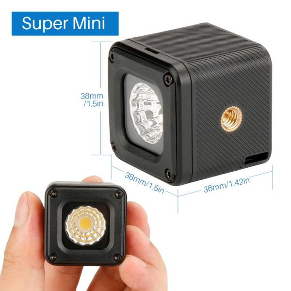 

ulanzi mini portable camera video led light waterproof led p lighting with shoe