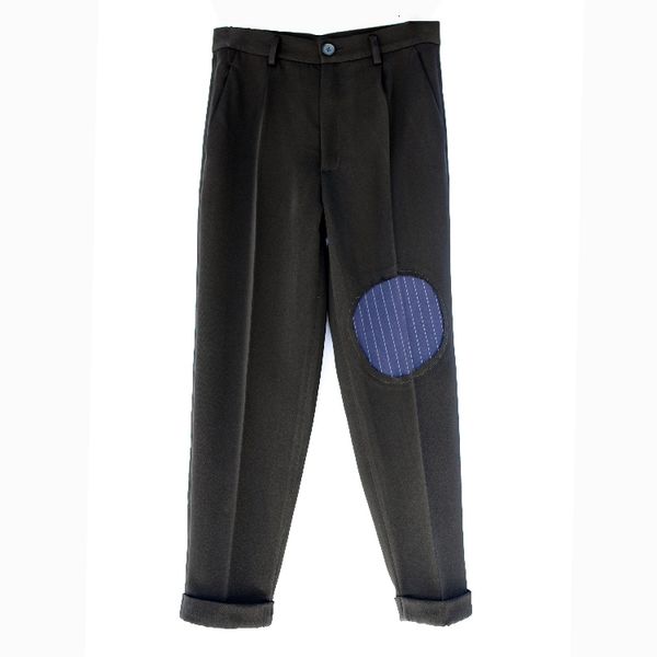 

2021 men's new spring custom homemade casual pants mend broken hole in original classic s-6xl pants 4guq, Black