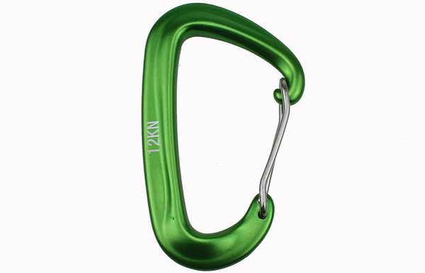 

профессиональный восхождение carabiner d форма альпинизм пряжки крюк 12 кна безопасное замок открытый альпинизм аксессуары h bbynmp