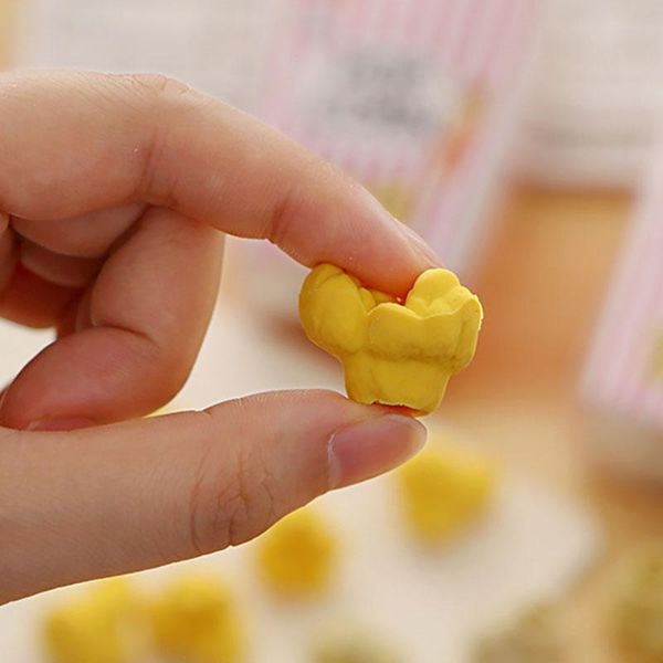 

1box creative popcorn резиновый карандаш ластик студент учебный материал каваи канцелярские призы для детей шикарные подарки h wmtkid