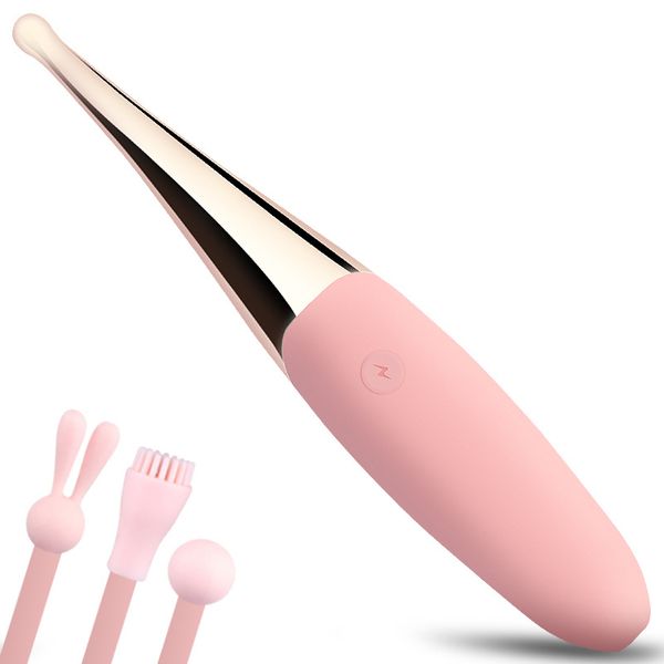 Giocattoli del sesso per le donne Masturbazione Clitoride Vibratore Clitoride Punto G anale Stimolazione dell'uretra Bacchetta in silicone 12 velocità Prodotti per adulti 201130