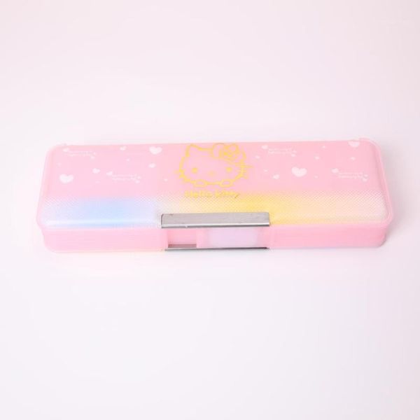 

pencil cases think hello cat case cute pvc with magnetic flip1