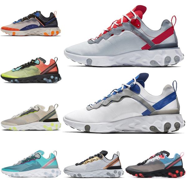 

2021 react element 55 87 men women outdoor shoes metallic gold se taped seams total orange royal tint mens trainer women sports sneakers