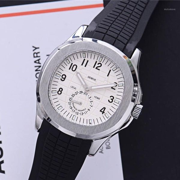 

wristwatches men quartz watches men's stainless steel hand rubber strap fashion pp square watch reloj1, Slivery;brown