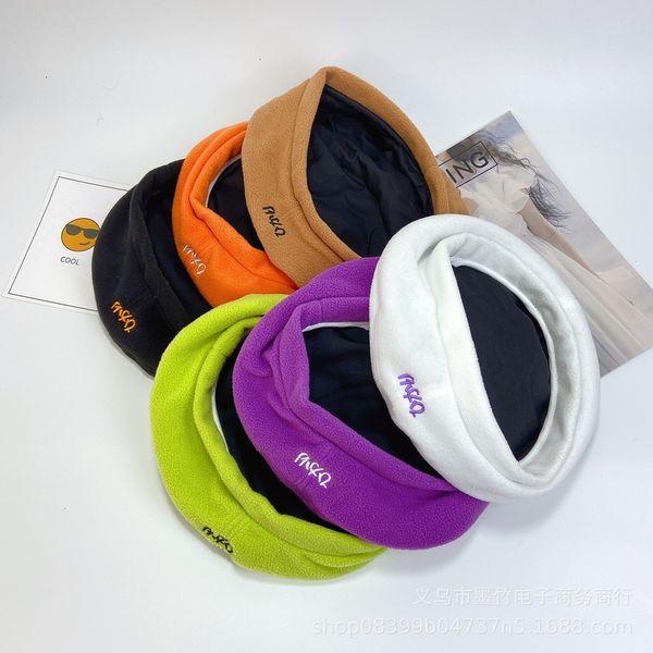 

in hat warm casual woman soft fleece beret autumn and winter mwku