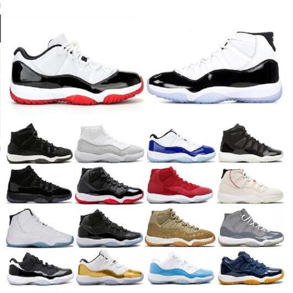 

jumpman 11 mens basketball shoes 11s men women concord high low space jam gamma blue cap and gown sneakers trainers