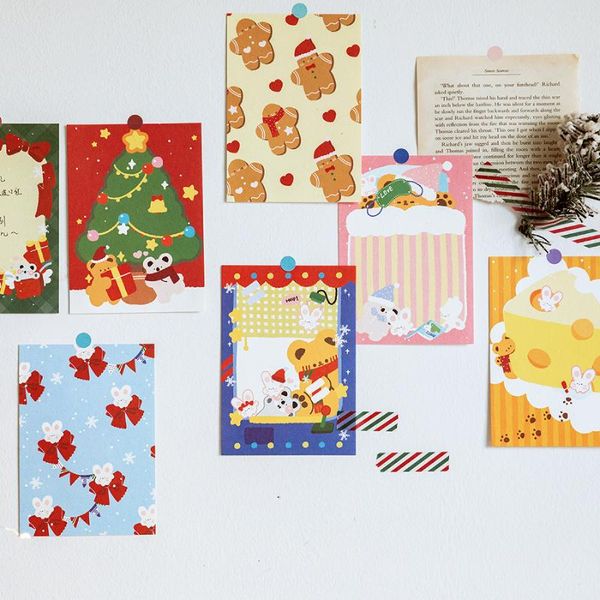 

15 шт. лот kawaii с рождеством ноутбук симпатичные повестки дня блокнот лучшие детские рождественские подарочные канцтовары 15 шт. лот wmtmf