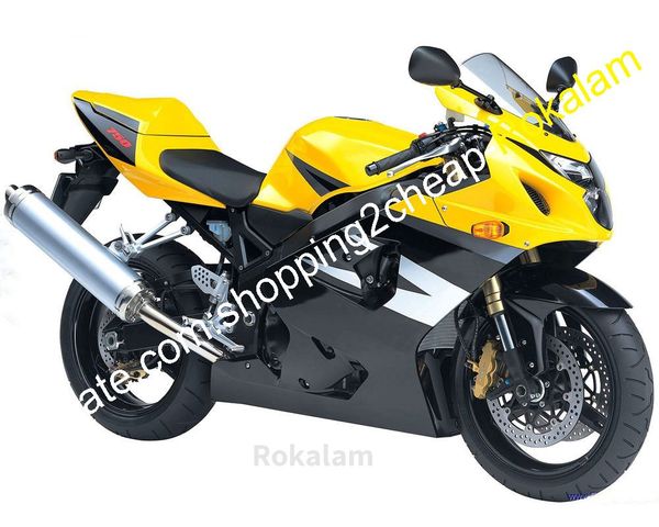 

cowling for suzuki gsxr600 k4 04 05 gsxr750 gsxr gsx-r 600 750 2004 2005 motorbike aftermarket kit fairing yellow black (injection molding)