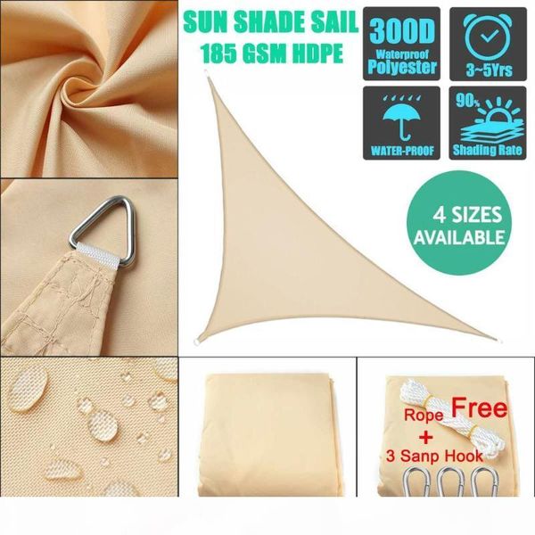 

300d oxford right triangle visor sun sail pool cover sunscreen awnings for outdoor waterproof sail shade cloth gazebo canopy