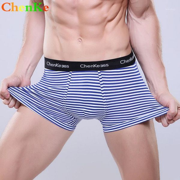 

chenke 2017 brand coon men underwear man soft comfortable underware stripe printing navy mens boxer shorts1, Black;white