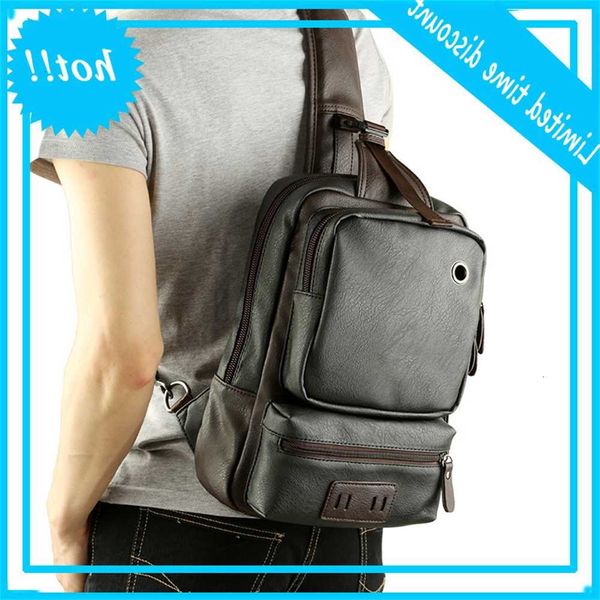 

trend from korean men bag student pu leather crossbody shoes single shoulder bags movement lapd package