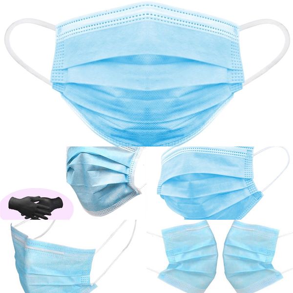

qi1disposable 3 3-ply mask non layers woven earloop anti-dust buy face masks gloves