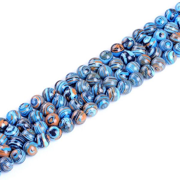 

1strand lot 4 6 8 10 12 mm striped malachite stone beads round loose spacer charm bead for jewelry making diy necklace h wmtzxc